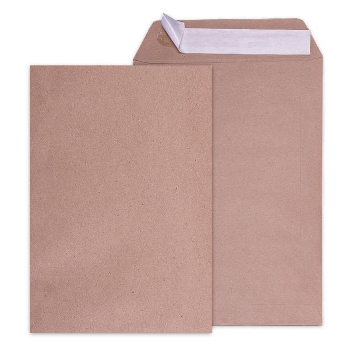 LEO Pocket Envelopes - C4 324 X 229MM 90gsm Strip Seal - C4 Manilla Strip Seal