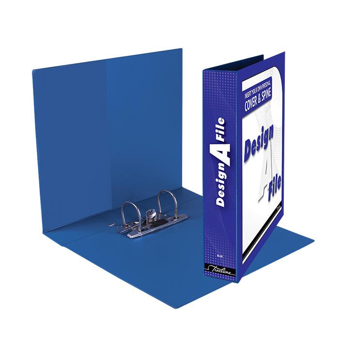 Treeline Files Design-A-File - A4 Lever Arch - PVC - A4 40MM Mini Blue