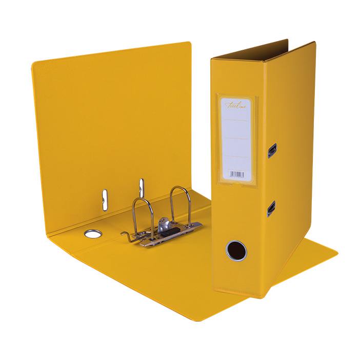 Treeline A4 Lever Arch File PVC - Yellow