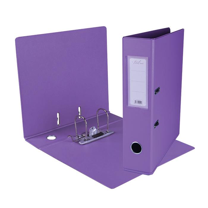Treeline A4 Lever Arch File PVC - Purple