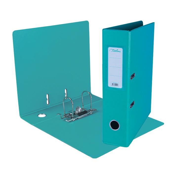 Treeline A4 Lever Arch File PVC - Turquoise