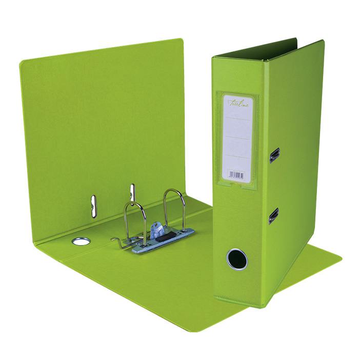 Treeline A4 Lever Arch File PVC - Lime Green