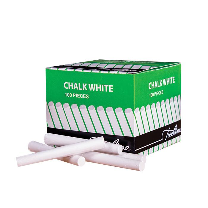 Treeline Chalk - Dust-free Chalk 100?s White