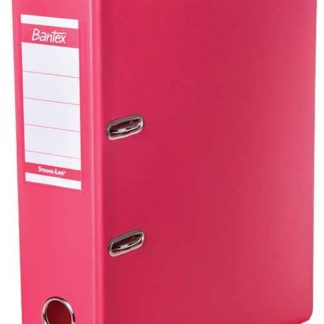 Bantex PVC Lever Arch File - A4 - 70mm - Fashion Pink