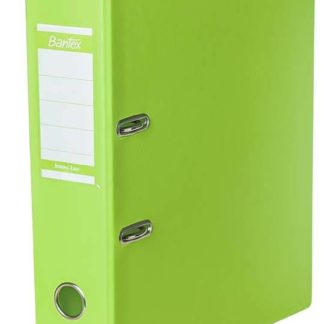 Bantex PVC Lever Arch File - A4 - 70mm - Fashion Lime Green