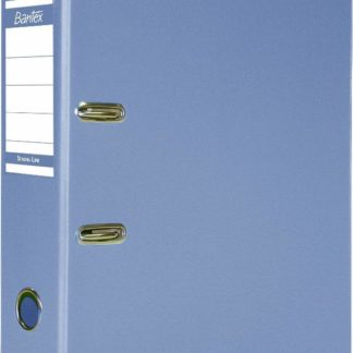 Bantex PVC Lever Arch File - A4 - 70mm - Metallic Blue
