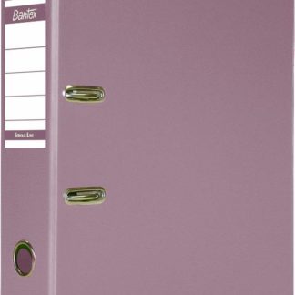 Bantex PVC Lever Arch File - A4 - 70mm - Metallic Pink