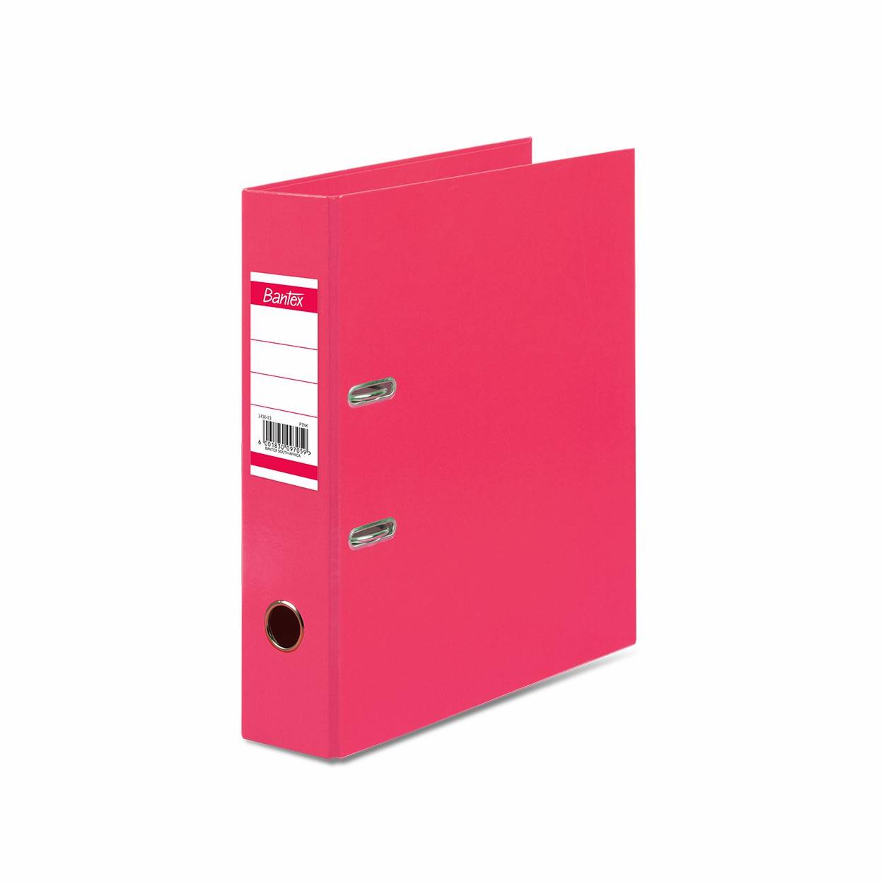 Bantex Lever Arch File - Paper Casemade - A4 PP Laminated Lever Arch File 70MM - Pink