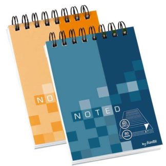 Bantex Soft Cover - Noted Range A7 Soft Cover Notebook - Twin Wire - Assorted