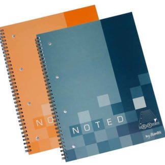 Bantex Soft Cover - Note Range A4 Soft Cover Notebook - Twin Wire - Assorted