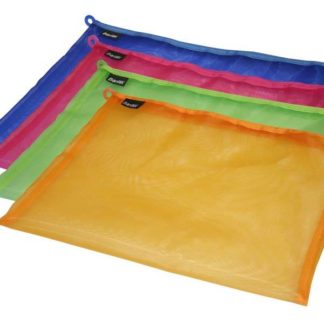 Bantex A4 PVC Zippa Bags with Assorted Zippers - Assorted