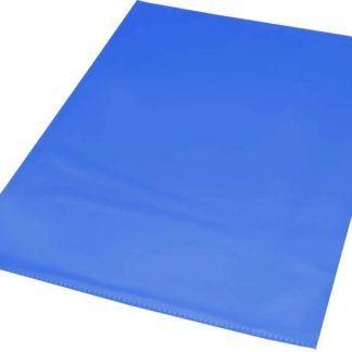 Bantex A4 PVC Frosted Secretarial Folders - 140 Micron (Pkt 10) - Blue