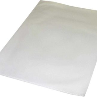 Bantex A4 Embossed PP Secretarial Folders - 120 Micron (Pkt 5) - Clear