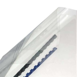 Bantex Transparent Cover Sheets for Spiral Bound Documents - A4 Transparent PVC Cover Sheets - (Pkt 25) - Clear