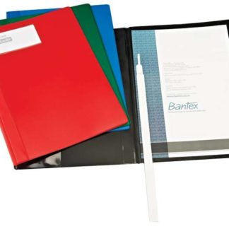 Bantex A4 PVC Quotation Folder - Red