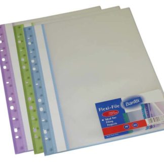 Bantex Flexi-File Display Book - Flexi-File A4 PP 30 Pocket Display Book - Assorted