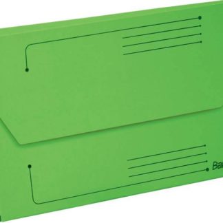 Bantex Smart Folders - Tuck in Flap, 25mm gusset, Hold up to 200 A4 Sheets - Grass Green