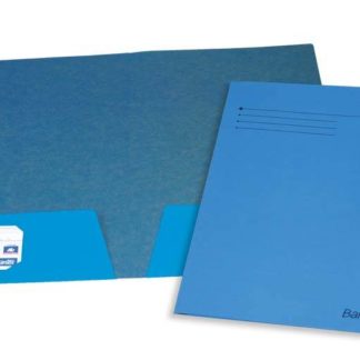 Bantex Smart Folders - A4 Presentation Folder - Bright Coloured Kraft - 250gsm - Blue