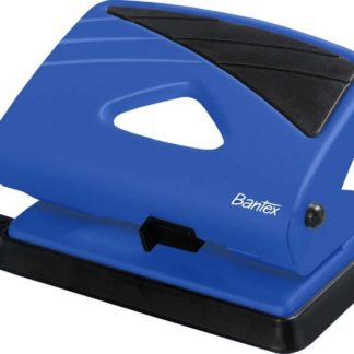Bantex Metal - Office Home Punch - 2 hole -  Cobalt Blue