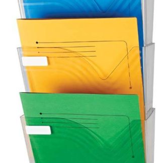 Bantex Wall Pocket Organiser - Portrait Wall Pocket Organiser - Assorted