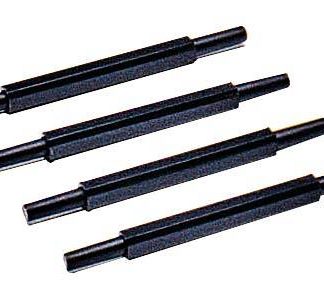 Bantex Plastic Risers - Pkt 4 - Black