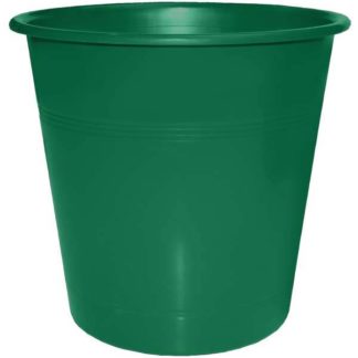 Bantex Round Waste Paper Bins - 10 Litre - Green
