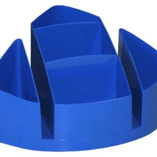 Bantex Plastic Desk Organiser - Cobalt Blue