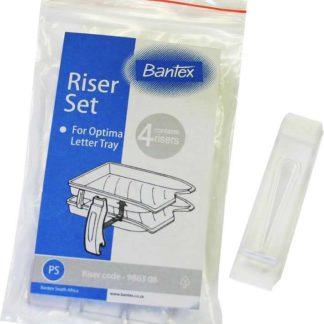 Bantex Optima Risers - Pkt 4 - Clear