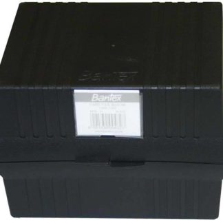Bantex A6 Card File Boxes - Black