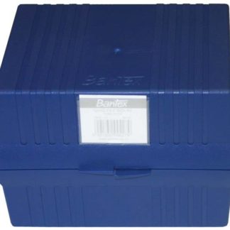 Bantex A6 Card File Boxes - Blue
