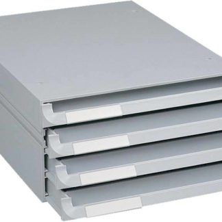Bantex Texo 4 Drawer Modular Storage Systems - Computer Grey