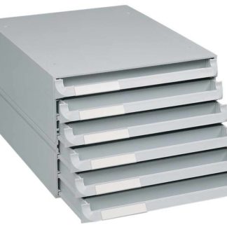 Bantex Texo 6 Drawer Modular Storage Systems - Computer Grey