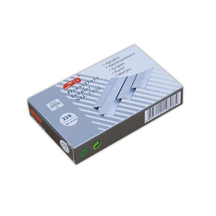 STD Staples - 23/8 - 20 to 50 Sheets, Equivalent to 9/8 - Silver