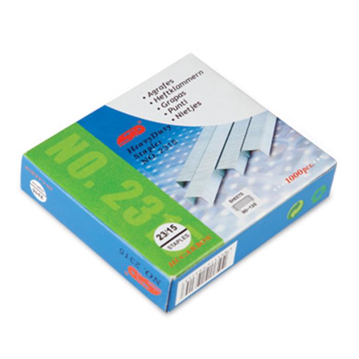 STD Staples - 23/15 - 90 to 140 Sheets, Equivalent to 9/15 - Silver
