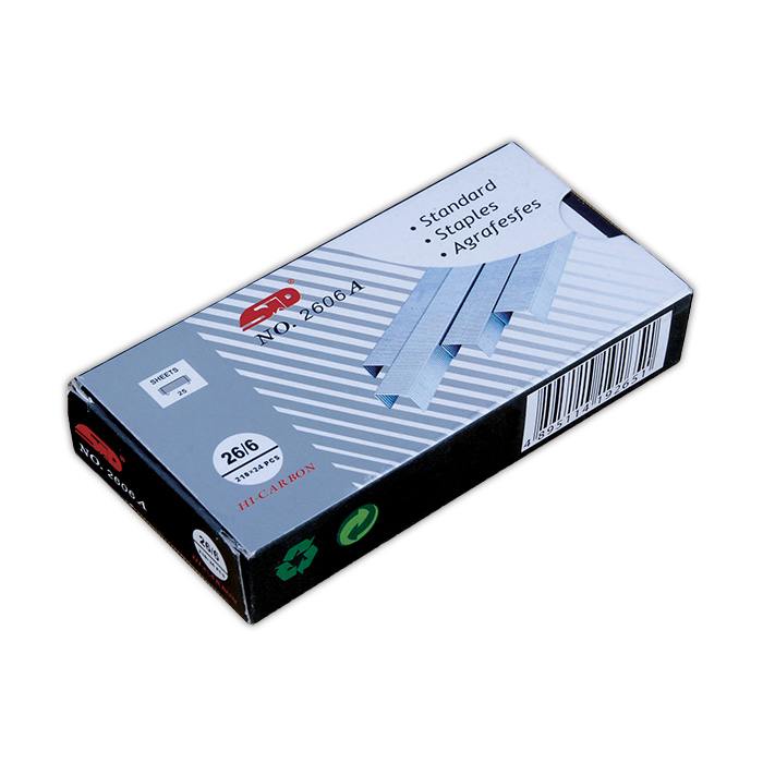 STD Staples - 26/6 - 5000 per box - Silver