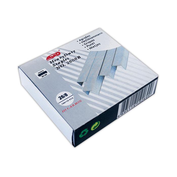 STD Staples - 26/8 - 1000 per box - Silver