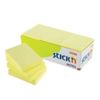 Stick'n 38x50mm Pastel Notes - Yellow