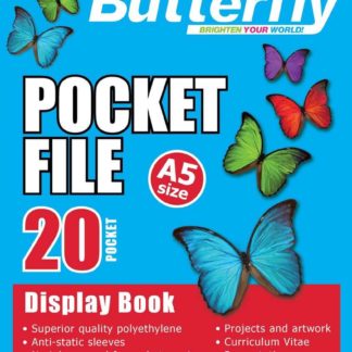 Butterfly Pocket File - A5 20 Page