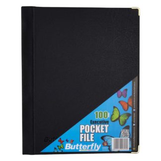 Butterfly Executive Pocket Files - A4 100 Page
