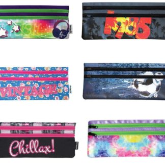 Butterfly Pencil Cases - Flat Double Zip 33cm