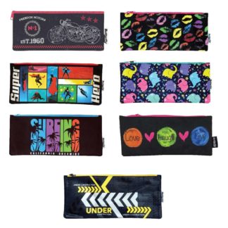 Butterfly Pencil Cases - Deluxe Flat Nylon 33cm