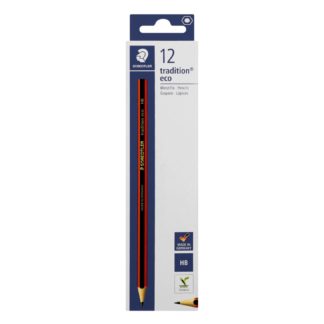 Steadtler Eco Pencils - Tradition Eco HB Pencils - Red/Black