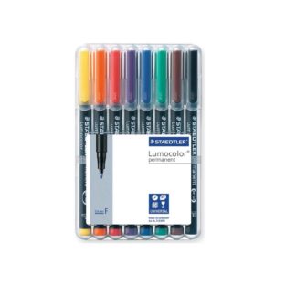 Steadtler Lumocolor Permanent - Lumocolor Fine Wallet 8 - Assorted