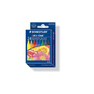 Steadtler Wax Crayons - Noris Club Regular 24's - Assorted