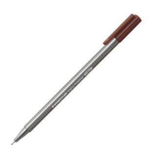 Steadtler Triplus Fineliners - Triplus Fineliners Staedtler - Brown