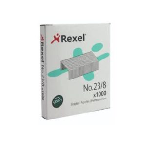 Rexel Staples - 23/8 (1000's) - Silver