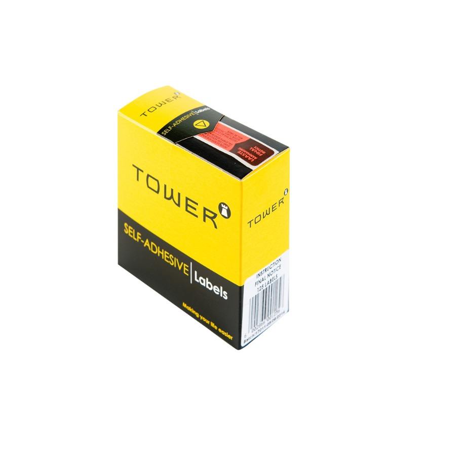 Tower Account Reminders - 80 x 31mm -Final Notice - Assorted