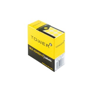 Tower Circle Labels Roll Pack - Colour Circle Labels - 32mm Diameter - Yellow