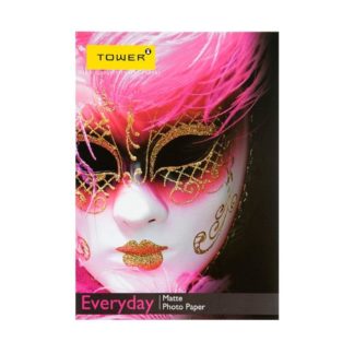 Tower Photo Quality Inkjet Paper - A4 108gsm Matt - White