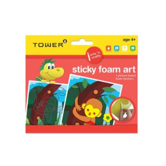 Tower Toby Tower Kids Range - Toby Tower Sticky Foam Art - Assorted